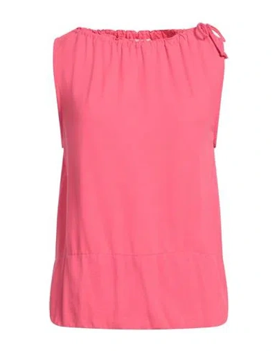 ZANONE ZANONE WOMAN TOP FUCHSIA SIZE 8 COTTON