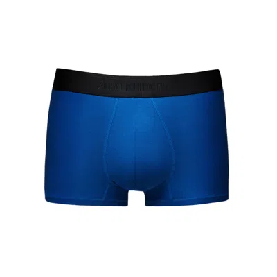 ZD ZERO DEFECTS MEN'S BLUE AKILES TRUNK – BREATHABLE & SOFT SOY FIBER - COLOR ULTRAMAR