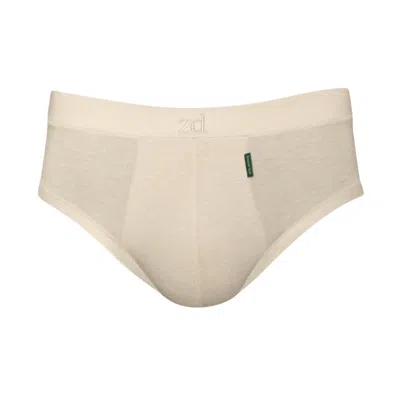 ZD ZERO DEFECTS MEN'S NEUTRALS MINI BRIEFS EGYPTIAN COTTON - PREMIUM COMFORT - COLOR BEIGE