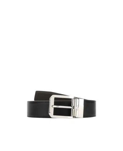 ZEGNA ZEGNA LOGO-ENGRAVED BUCKLE BELT