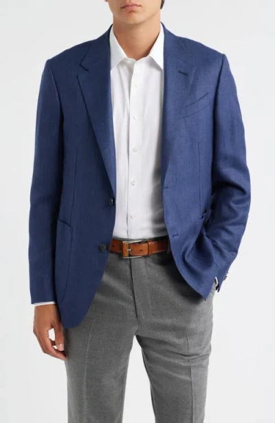 ZEGNA ZEGNA CASHMERE, SILK & LINEN SPORT COAT