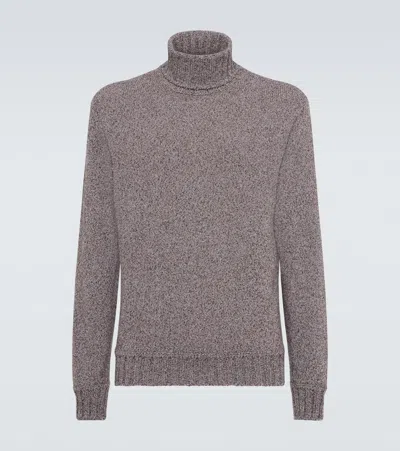 ZEGNA CASHMERE TURTLENECK TOP