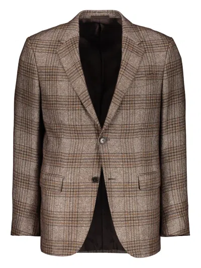 ZEGNA CHECKED BLAZER