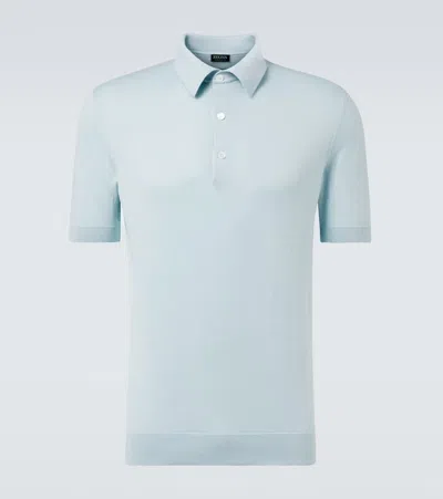 ZEGNA COTTON POLO SHIRT