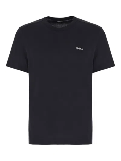 ZEGNA EMBROIDERED-LOGO POLO SHIRT