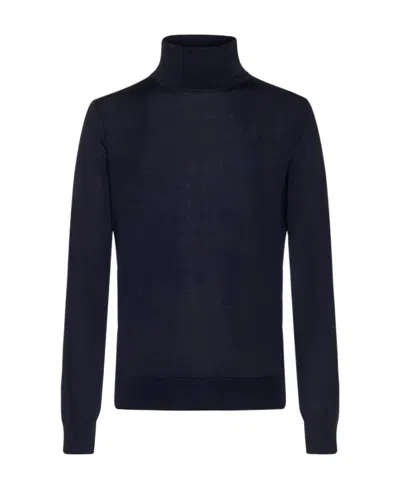 ZEGNA HIGH-NECK LONG-SLEEVED SWEATER