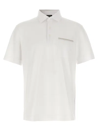 ZEGNA ZEGNA PIQUÉ POLO SHIRT