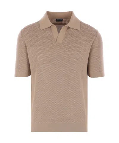 ZEGNA POLO SWEATER