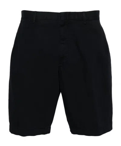 ZEGNA PRESSED-CREASE STRAIGHT-LEG SHORTS