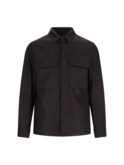 ZEGNA ZEGNA STRAIGHT HEM SHIRT