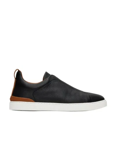 ZEGNA Z ZEGNA TRIPLE STITCH SNEAKERS