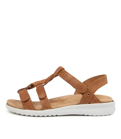 ZIERA SHOES ZIERA BRYANT XW KHAKI KHAKI LEA WOMENS SHOES SANDALS SANDALS FLAT