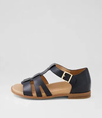 ZIERA SHOES ZIERA JONSTON W BLACK NATURAL LEATHER SANDALS WOMENS SHOES CASUAL