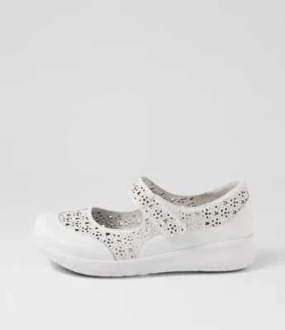 ZIERA SHOES ZIERA SANELLE XF WHITE LEATHER SNEAKERS WOMENS SHOES CASUAL SNEAKERS CASUAL