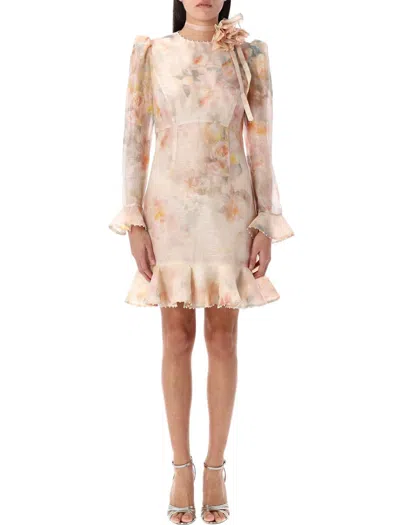 ZIMMERMANN ZIMMERMANN CRUSH FLOWER MINI DRESS