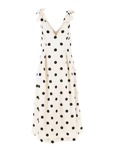 ZIMMERMANN VESTIDO MIDI - BLANCO