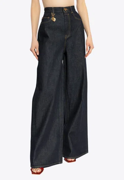 ZIMMERMANN CRUSH WIDE LEG JEANS