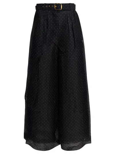 ZIMMERMANN DREAM TROUSERS BLACK