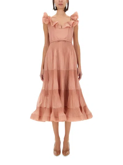 ZIMMERMANN DRESS WITH RUFFLES