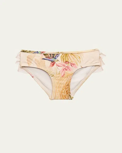 ZIMMERMANN GIRL'S RHIANNON KIDS BIKINI BOTTOMS