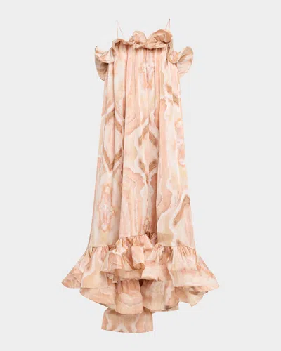 ZIMMERMANN ILLUMINATE FLOUNCE GOWN