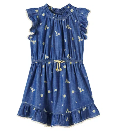 ZIMMERMANN LUCKY KIDS EMBROIDERED COTTON DRESS