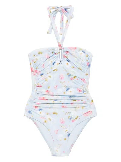 ZIMMERMANN LUCKY WIDE LINK SWIMSUIT