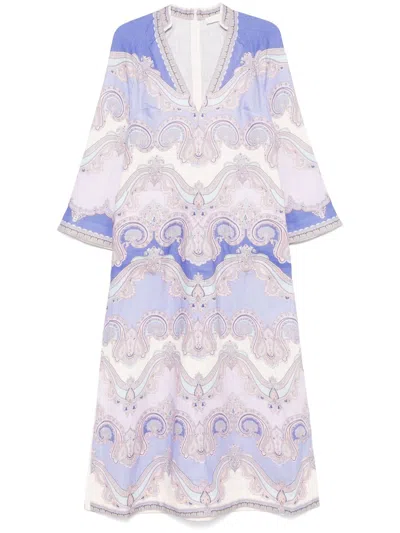 ZIMMERMANN MAXINE MIDI DRESS