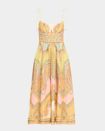 ZIMMERMANN MAXINE PICNIC MIDI DRESS