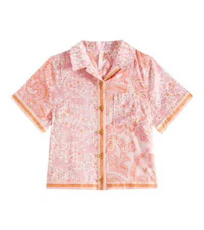 ZIMMERMANN OTTIE PAISLEY COTTON SHIRT