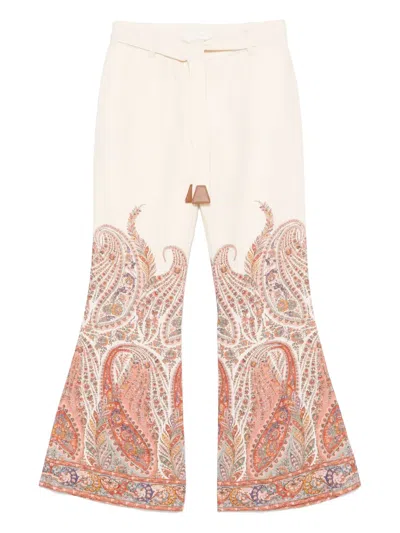 ZIMMERMANN PAISLEY-PRINT TROUSERS