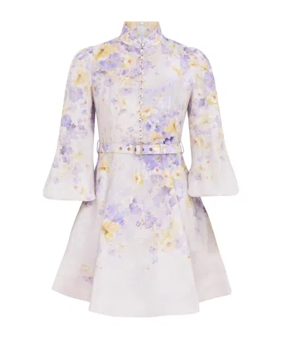 ZIMMERMANN ZIMMERMANN CRUSH BUTTONED MINI DRESS