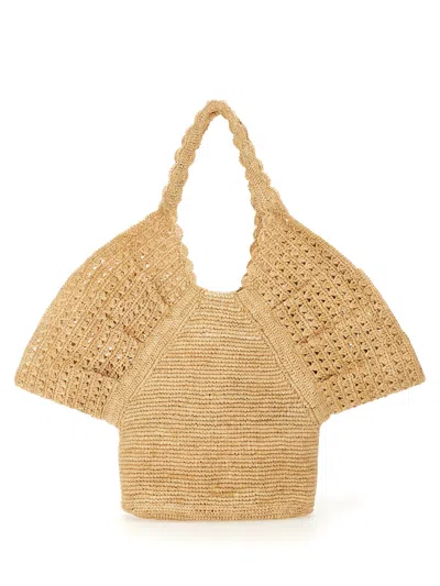 ZIMMERMANN RAFFIA SHOPPING BAG
