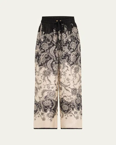ZIMMERMANN RHIANNON RELAXED SILK PANTS