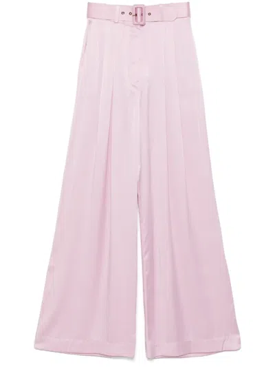 ZIMMERMANN SILK TUCK PANTS