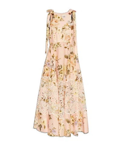 ZIMMERMANN ACACIA BRODERIE MIDI DRESS