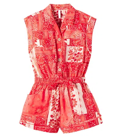ZIMMERMANN TUTINA PAISLEY COTTON PLAYSUIT