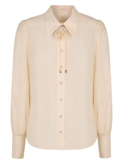 ZIMMERMANN WOMEN'S VISCOSE BLEND BLOUSON TOP