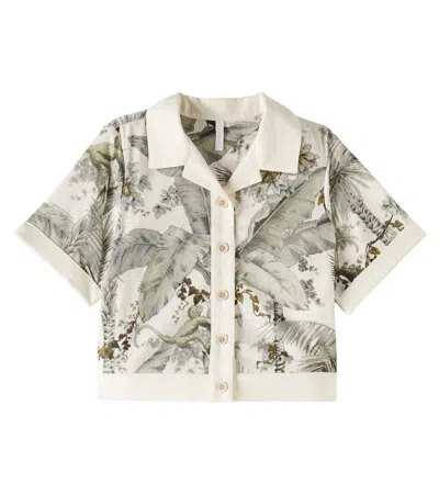 ZIMMERMANN WYLIE FLORAL COTTON SHIRT