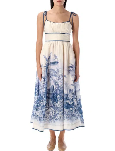 ZIMMERMANN ZIMMERMANN WYLIE PICNIC MIDI DRESS