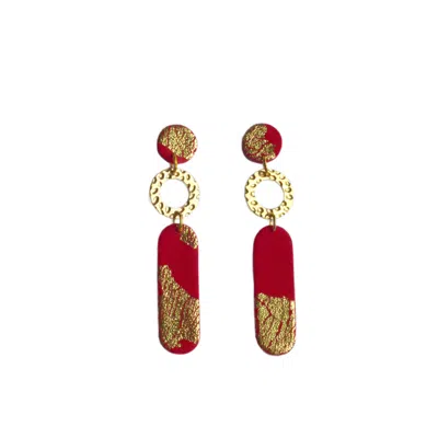 ZIOLLA DESIGNS WOMEN'S RED / GOLD CALLY RED AND GOLD