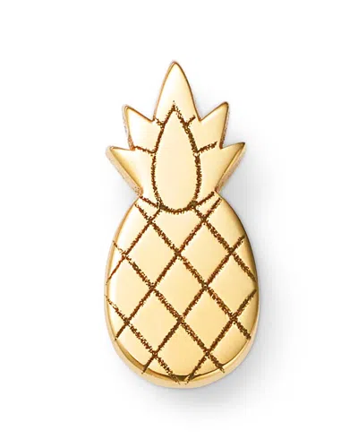 ZOË CHICCO 14K YELLOW GOLD ITTY BITTY SYMBOLS PINEAPPLE SINGLE STUD EARRING