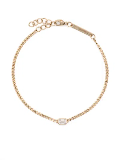 ZOË CHICCO 14KT YELLOW GOLD DIAMOND CHAIN BRACELET