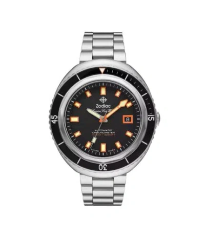 ZODIAC ZODIAC SUPER SEA WOLF SATURATION DIVER AUTOMATIC STAINLESS STEEL ZO9509