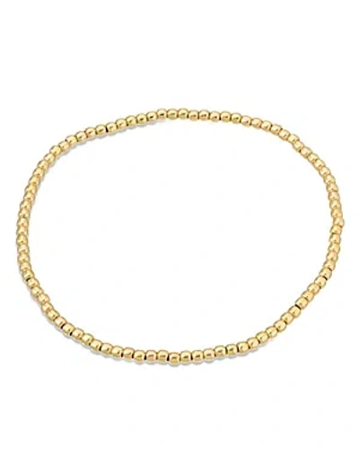 ZOE LEV 14K GOLD FILL BEAD STRETCH BRACELET