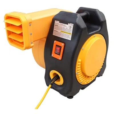 ZOOM BLOWERS 2 HP XLT INFLATABLE BOUNCE HOUSE BLOWER, ENERGY EFFICIENT, LOW AMP DRAW FOR LARGE INFLATABLE BOUNCE 