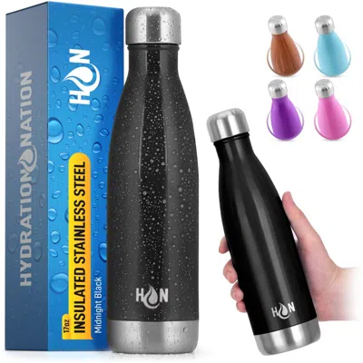 ZULAY KITCHEN 17OZ STAINLESS STEEL WATER BOTTLE - DOUBLE WALL INSULATED METAL WATER BOTTLE FOR HOT & COLD DRINKS -