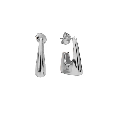 ZYNNIA COLLECTIVE WOMEN'S NERA HOOPS SILVER