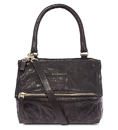 GIVENCHY Pandora Small Washed Leather Satchel