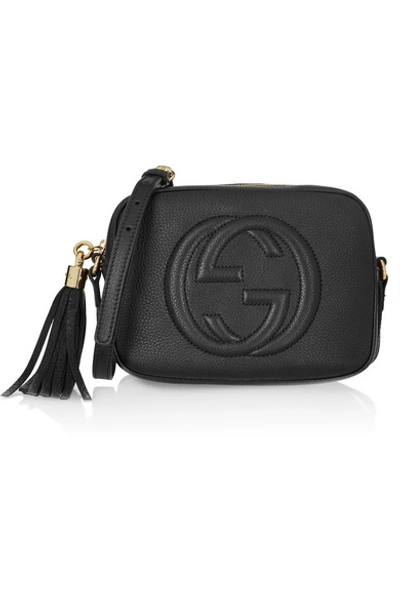 GUCCI Soho Disco textured-leather shoulder bag